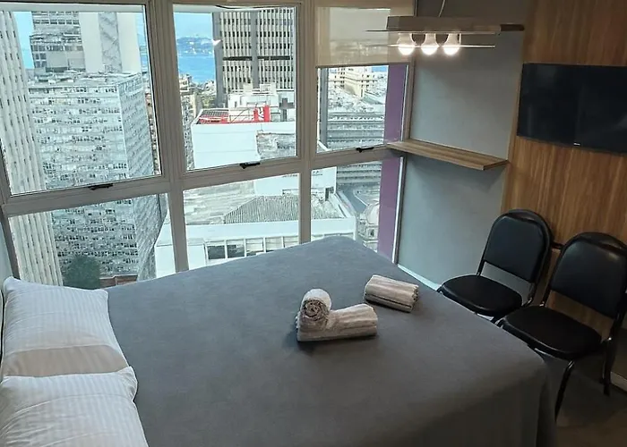Excelente Apartamento Centro Rj - Andar Alto Rio de Janeiro